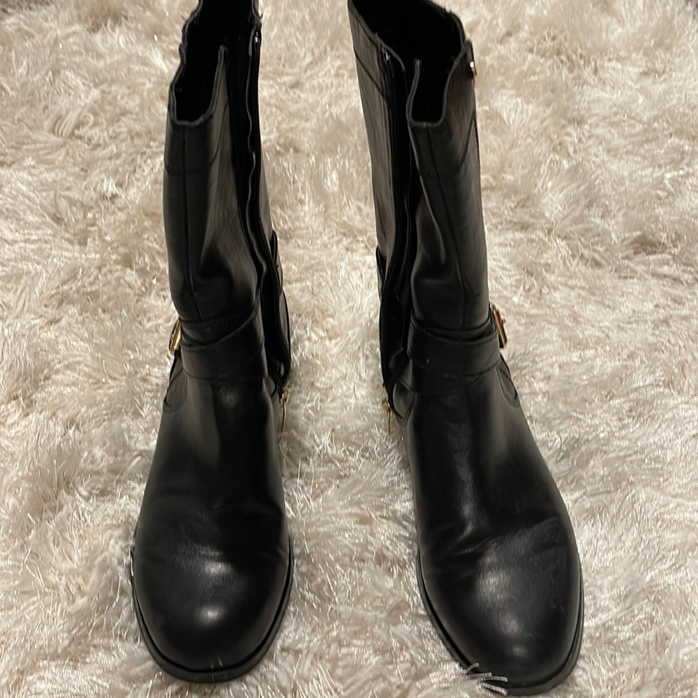 Black Boots Worn ****Once No Box *****